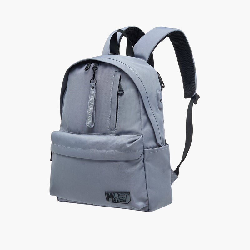 Must Backpack-Sustainable-1 Cmprt-22L (Rpet Pu) Grey \ 32?17?42 - Image 4